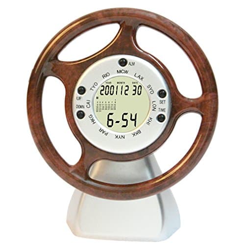 Hanslin Steering Wheel Digital Radio Clock