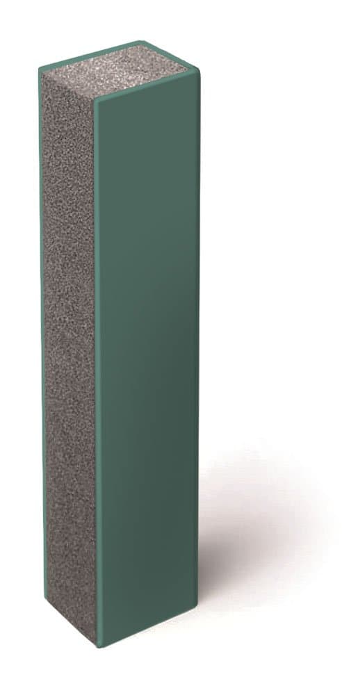 3 1/4 inch (85 mm), 3-Sided, Blue Spruce Quietjoint Acoustic Partition Closure, 10 foot (3 m) length