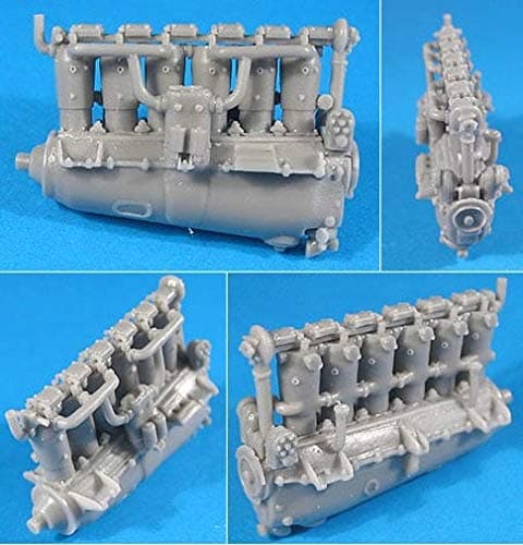 1/48 Vector Resin Mersedes D.III/IIIa Engine #48018