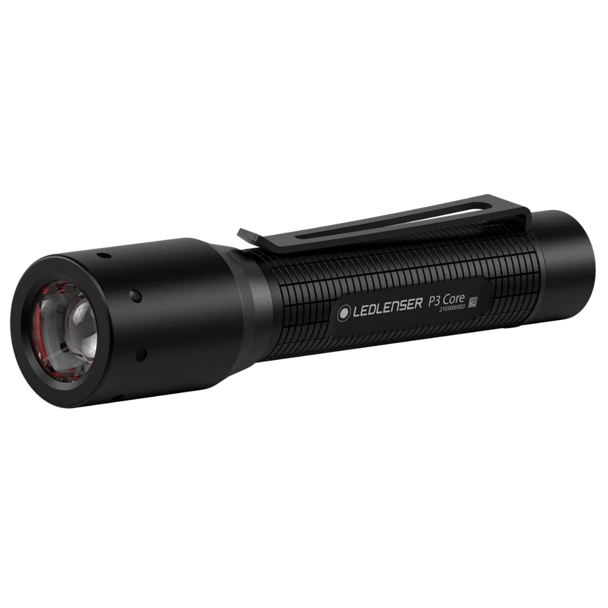 Ledlenser P3 Core Torch, Tailored Light with Advanced Focus System 90 Lumens, 6 Hours Runtime, Ultra Compact and Lightweight, Outdoor & Camping, Pack of 1 black 502597