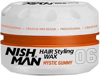 Nishman Hair Styling Cream Flexible 6- Natural Matte Finish | Moisturizing Effect | Firm Light Hold | Hair Style Cream (146g/150ml)