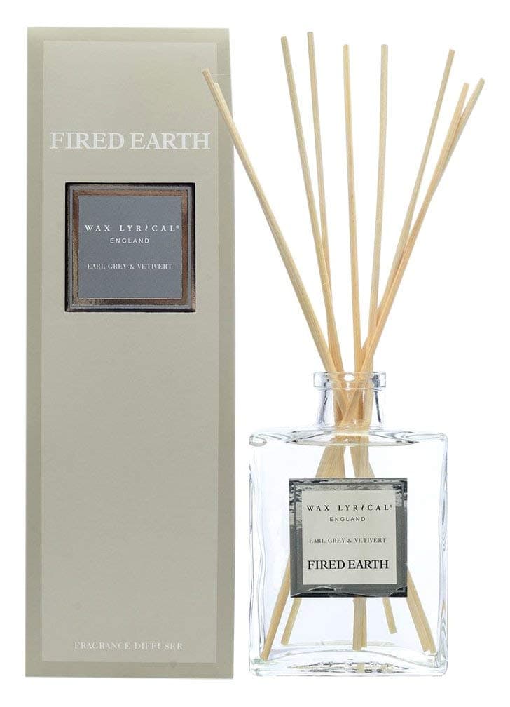Wax Lyrical Fired Earth Reed Diffuser Earl Grey and Vetivert