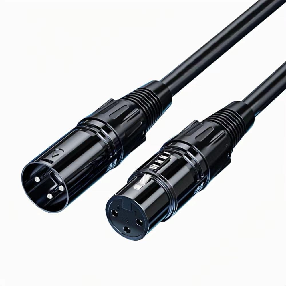 Azonee XLR Cables, Microphone Cables (10 ft 4N OFC WIRE) XLR Male to XLR Female Balanced 3 PIN Mic Cables, Compatible with Preamps Speaker Systems and More, 6MM PVC Jacket, XLR Cable (3m)