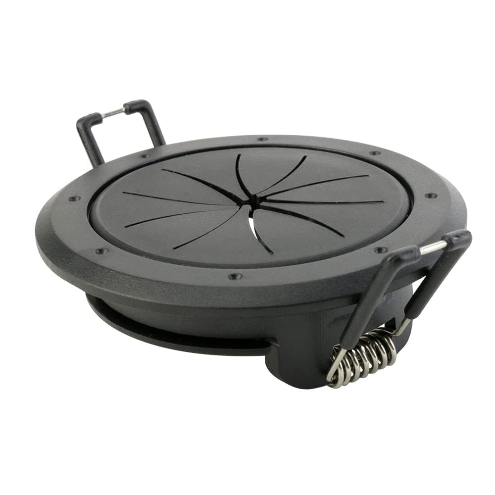 Construct Pro Speedy Spring-Lock Cable Pass Through Port, 2 inch Inner Diameter, Black CON6061SPZ