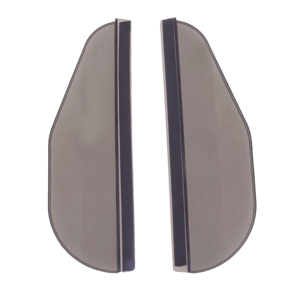 2pcs Universal Car Rear View Side Mirror Rain Board Sun Visor Shade Shield (Black)