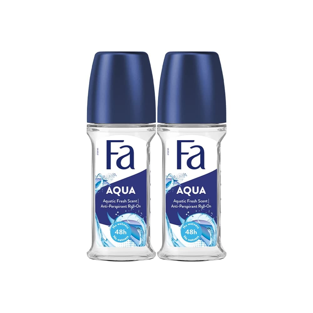 Roll On Aqua 50ml, Pack of 2