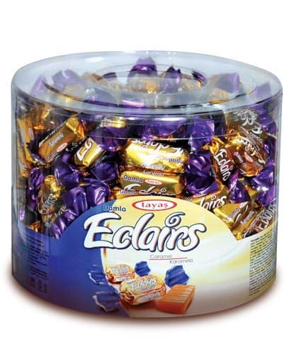 Eclairs Caramel Filled Soft Candy with Milk 1000GR