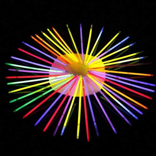 Glow Stick 100 PCS Multicolor Glow Sticks Party Fluorescence Light Glow Sticks, Glow Party Supplies with Connector Non Toxic Light Stick Set, Suitable for Dance, Raves or Party Fillers
