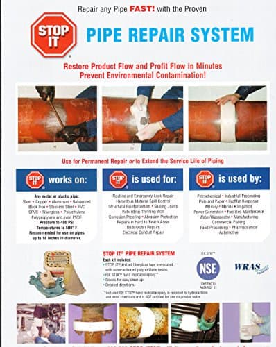 Pipe Repair System, 2 In.W X 4 ft. L