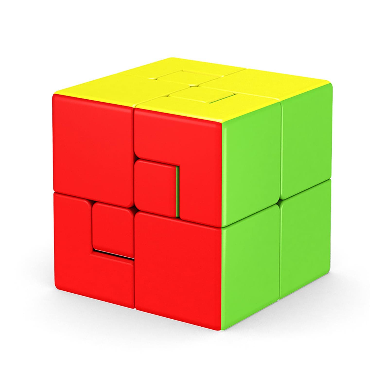 3x3 Puppet Speed Cube, 3x3 Bandage Magic Cube, Brain Teaser Puzzle Toys, Limited Rotation, Creative New Cube (Version 1)