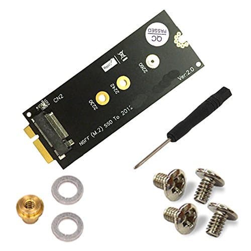 M.2 (NGFF) SSD to 18+8 Pin SSD Adapter for 2012 Macbook Pro Retina