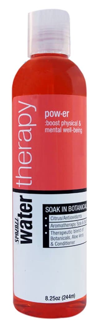 Spazazz Water SPZ-204 Therapy Elixir Spa & Bath Aromatherapy, Power: Boost Physical & Mental Well-Being, 8.25 oz