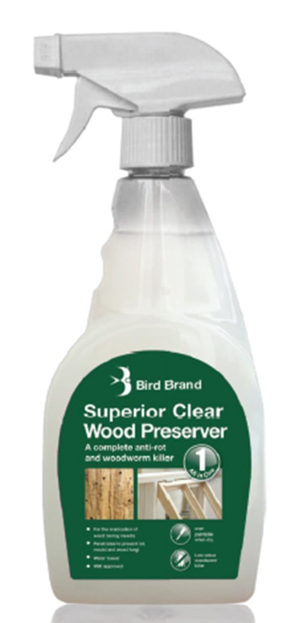 500ml Superior Clear Wood Preserver Trigger Spray | Single or Box of 12 (1)