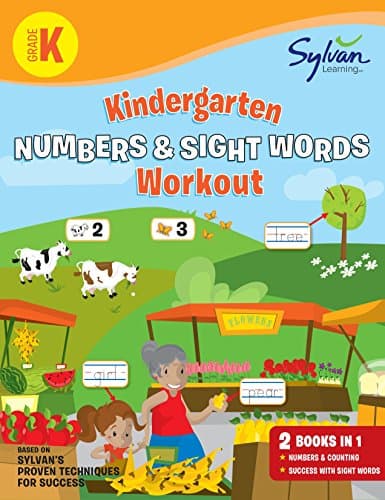 Kindergarten Numbers & Sight Words Workout (Sylvan Beginner Workbook) Paperback – December 26, 2017