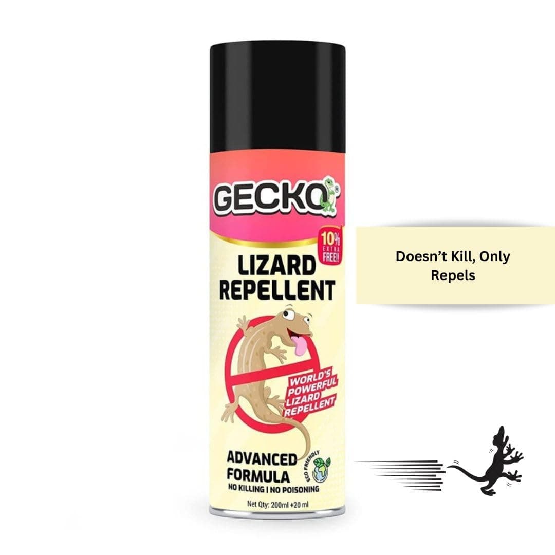 Shadow Securitronics India's First Aerosol Based Lizard Repellent Spray | Completely Herbal | Eco-Friendly | Chemical-Free | Plant-based | Food-safe Ingredients| Does not Kill, Only Repel | Lizard Spray 220ml (60 days Protection) - FORMULATION 3X