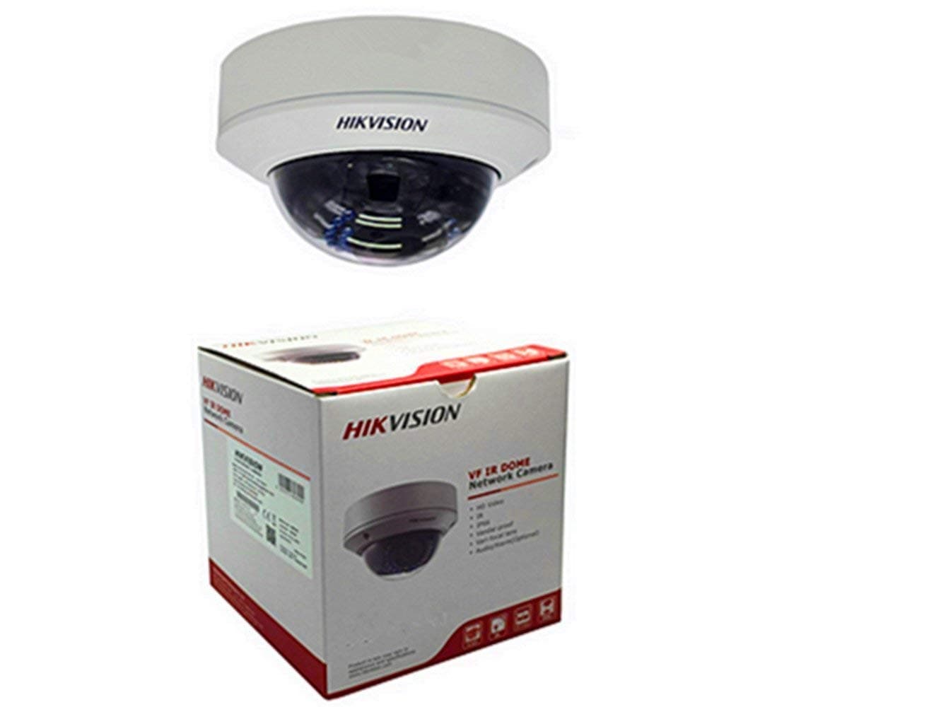 Hikvision 4MP IR WDR Vari-Focal Dome Network Camera DS-2CD2742FWD-IZS 2.8-12mm Motorized Lens POE English Version IP Camera
