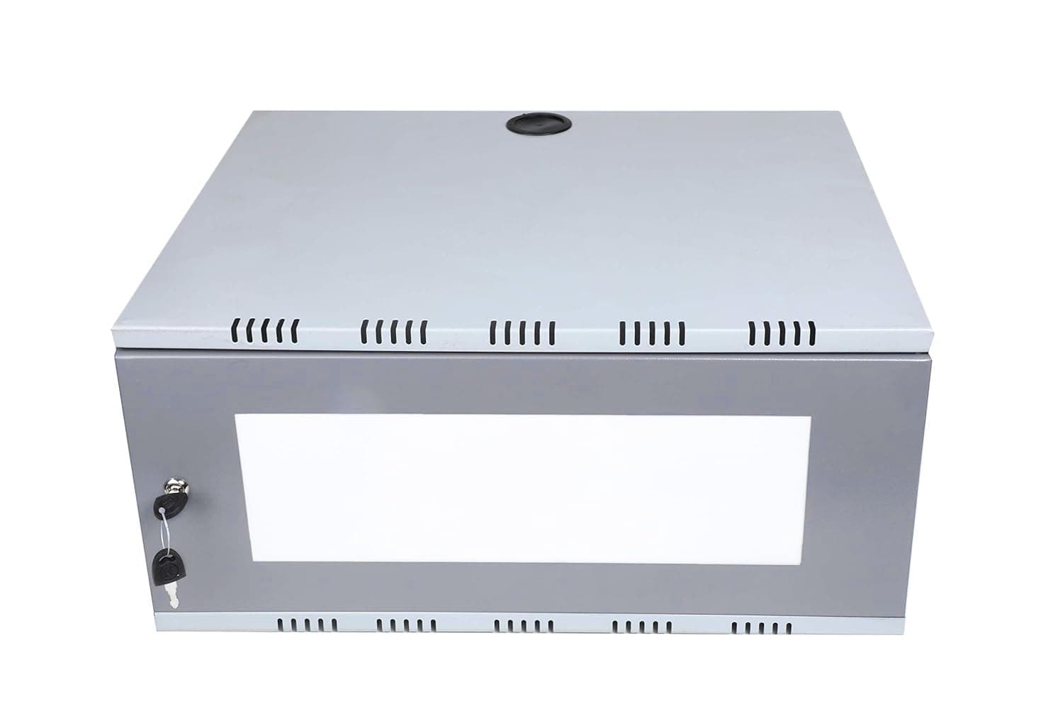 ELECTRA ZONE CCTV/DVR Cabinet Box/DVR Rack Wall Mount with Lock/Network Rack-2U Iron Wall Shelf
