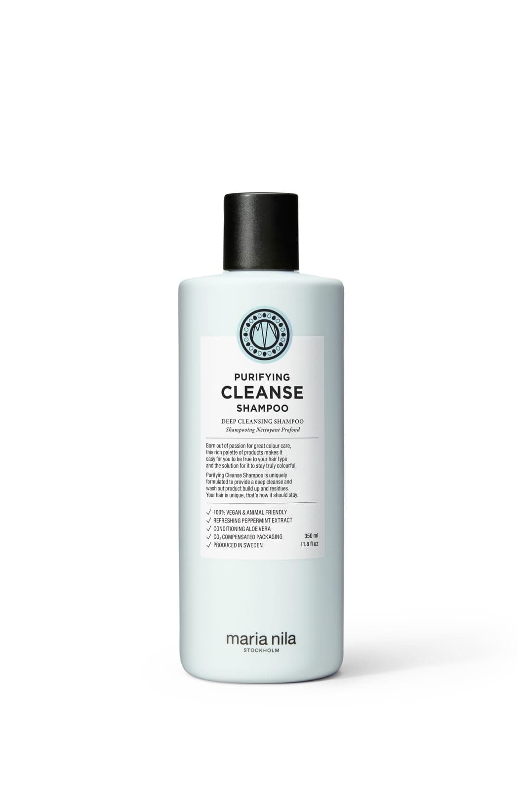 Purifying Cleanse, Clarifying/Deep Cleansing Shampoo, For hair that needs a Reset, Removes Build-up & Product Residue, Peppermint & Aloe Vera Refresh and Condition Hair & Scalp, 11.8 Fl Oz