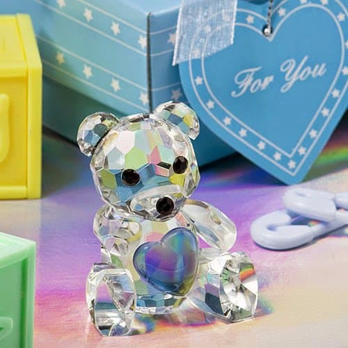 60 Choice Crystal Collection Teddy Bear Figurines - Blue