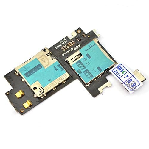 Flat Flex SIM Reader Cable + Micro SD Card Reader for Samsung Note 2 N7100 by Ellenne Store