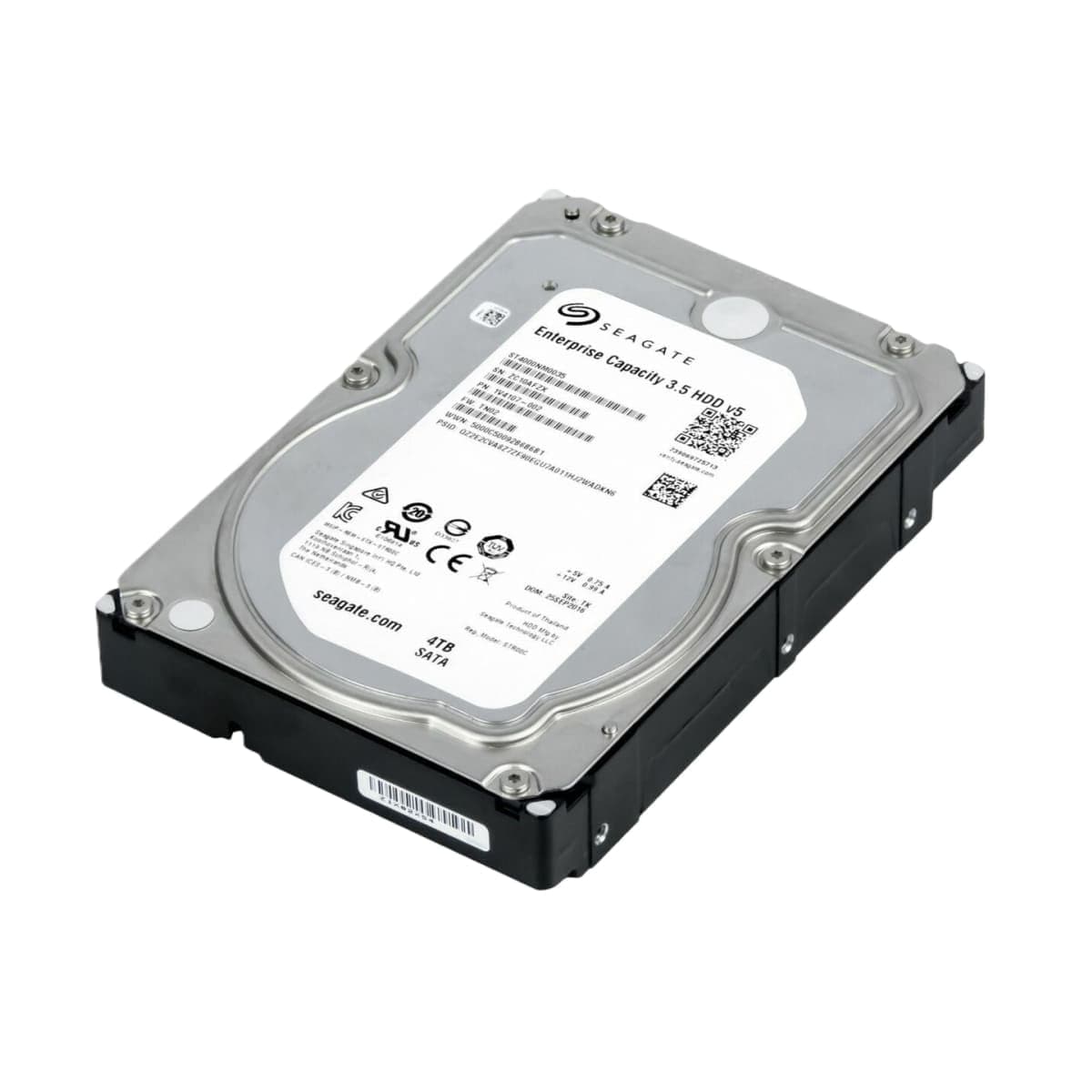 Seagate Exos 7E8 4TB 512n SATA 128MB Cache 3.5-Inch Enterprise Hard Drive (ST4000NM0035), Mechanical Hard Disk