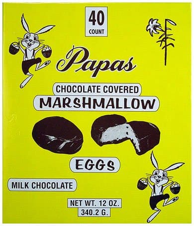 Milk Chocolate Covered Marshmallow Eggs 40ct Box