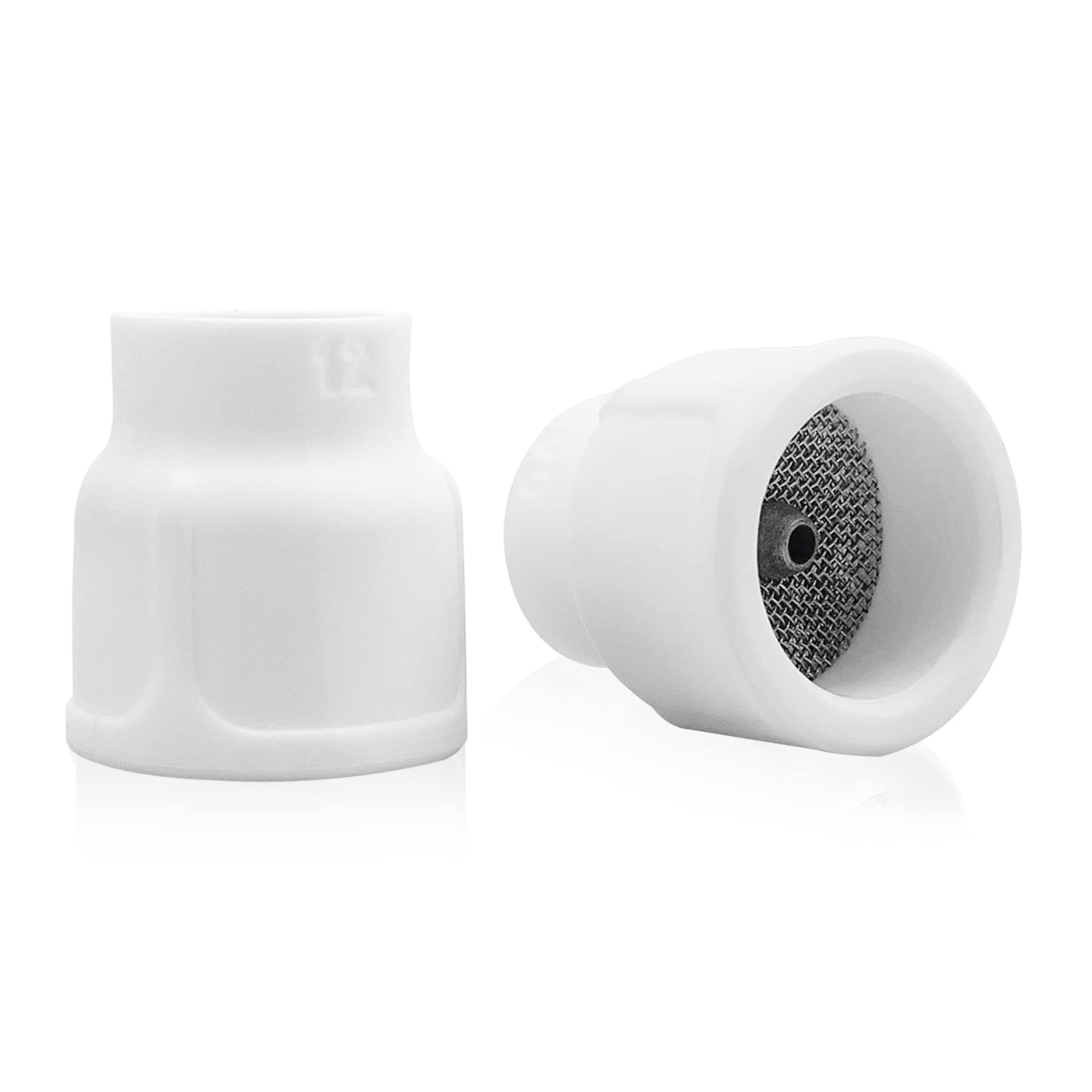 #12 Ceramic TIG Cup Kit for #9/20 and #17/18/26 Style Torches with 1/8 diffuser, Twin Pack