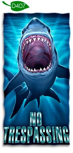 Shark Beach Towel