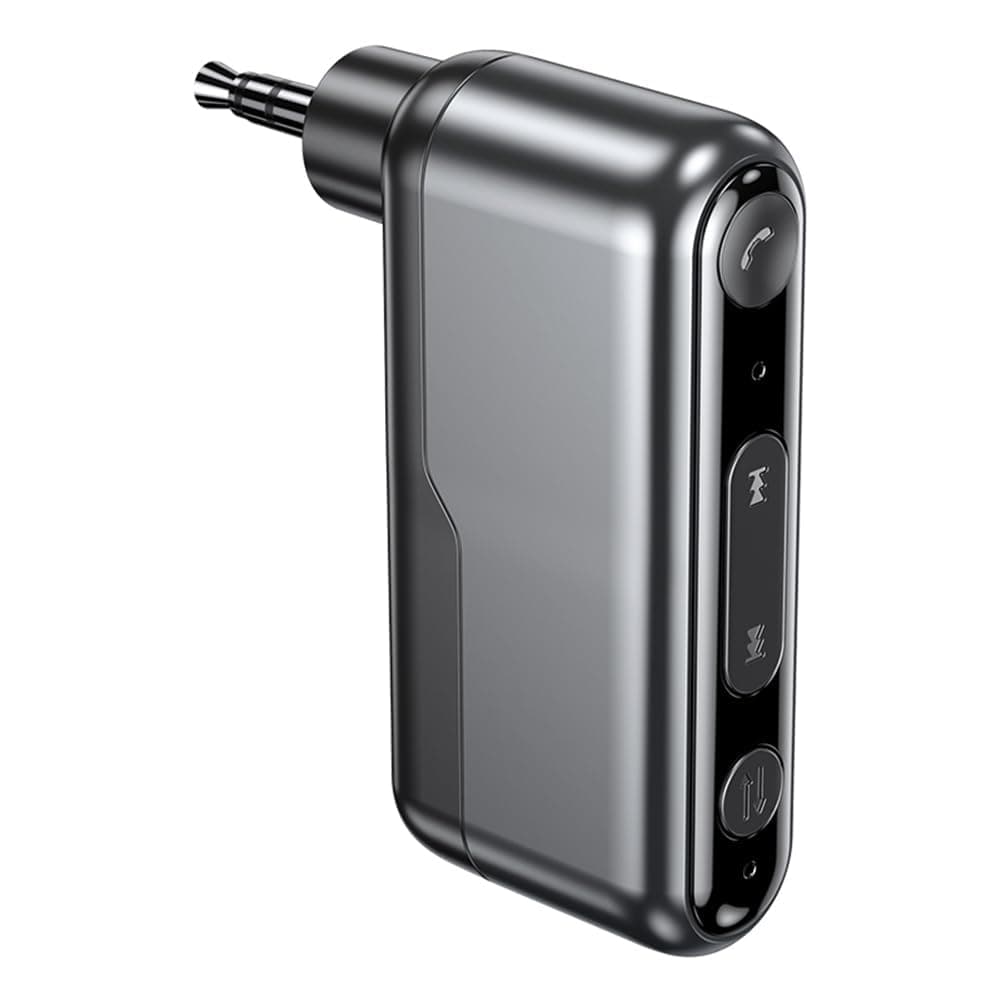 Kastwave Bluetooth 5.3 Aux Adapter For Car, 3.5Mm Auxiliary Wireless Audio Receiver, Receiver Car Music/Hands-Free Calling, 12H Battery Life, Car/Home Stereo (1 Pcs)