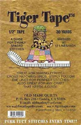 Tiger Tape Crosshatch Stitching Guide 1/2" 12 Marks Per Inch