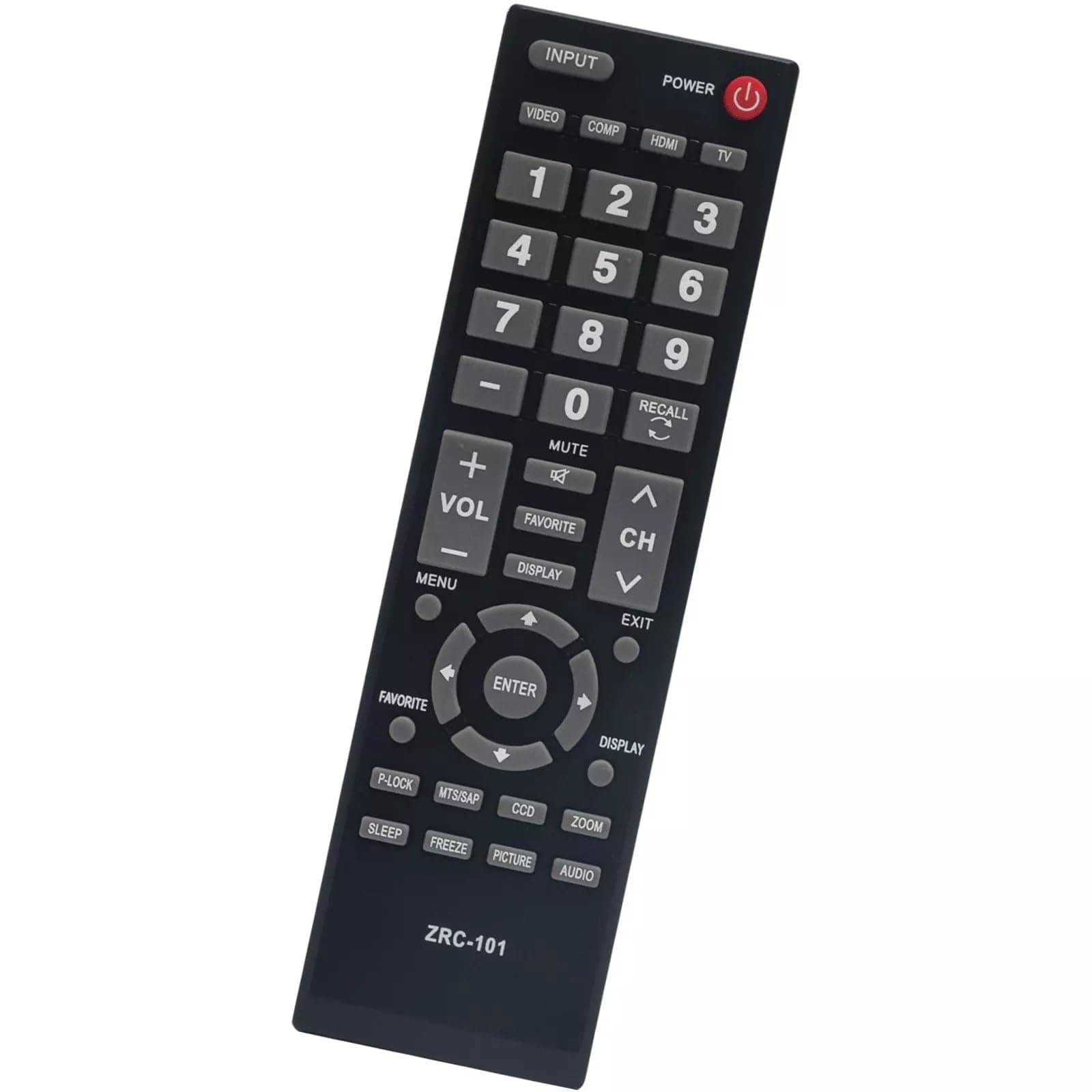 ZRC-101 Replacement Remote Control Compatible with Insignia TV NS-LCD32-09 NS-LCD42HD-09