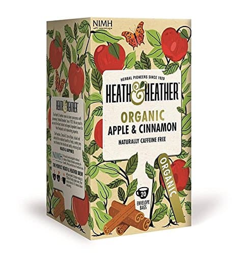 (2 Pack) - Heath And Heather - Apple & Cinnamon Herbal Tea | 20 Bag | 2 PACK BUNDLE
