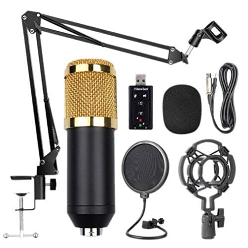 Beauneo Bm800 Professional Suspension Microphone Kit Studio Live Stream Broadcasting Recording Condenser Microphone Set