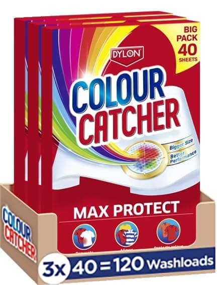 Max Protect Laundry Sheets, Helps to Prevent Colour Run and Protects Brightness – 120 Sheets