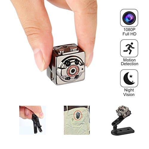 Unique Portable Super Mini Spy Hidden Camera 1920×1080 Wireless Spy Digital Video Shooting Motion Activities Detector Camera Support Night Vision Indoor ＆ Outdoor Surveillance Security