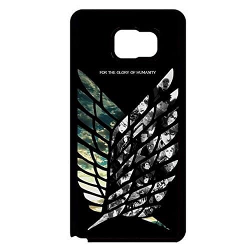 Attractive Attack on Titan Phone Case for Samsung Galaxy Note 5,Japanese Anime Attack on Titan Series Delicate Protective Shell Case
