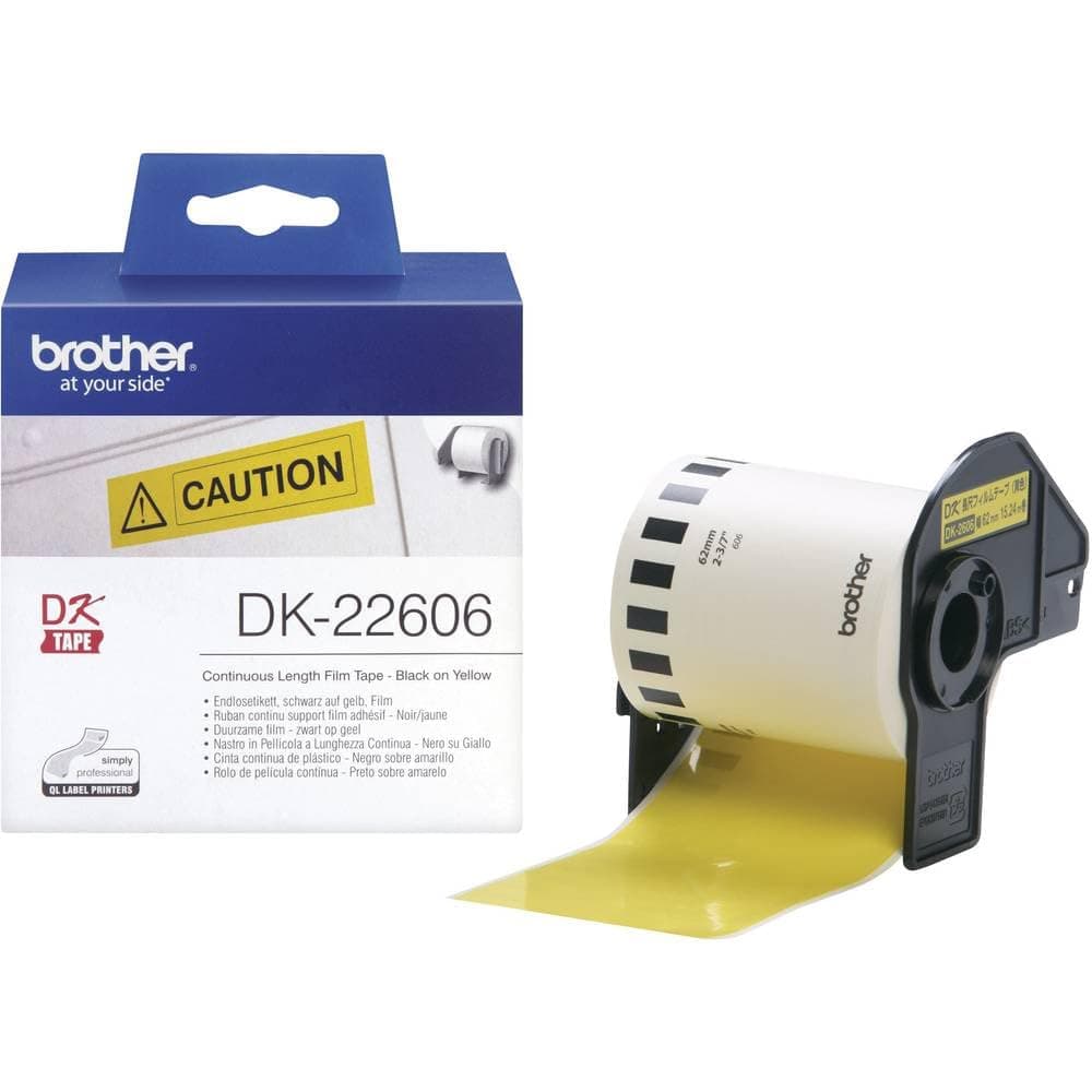 Brother Film, Yellow, Width 62 mm
