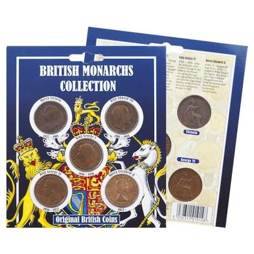 Sweet and Nostalgic British Monarchs Coin Pack
