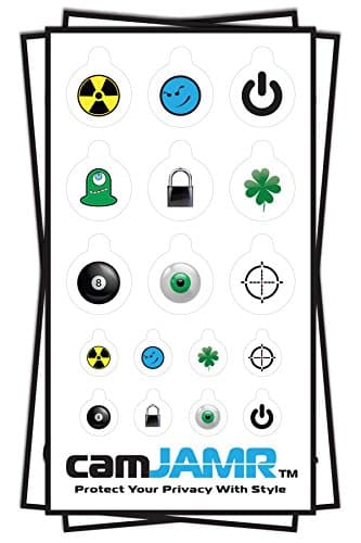 Webcam Covers for MacBook & Apple Devices. Protect Online Privacy. camJAMR Action Pack (3 Packs - 51 Total Webcam Covers)