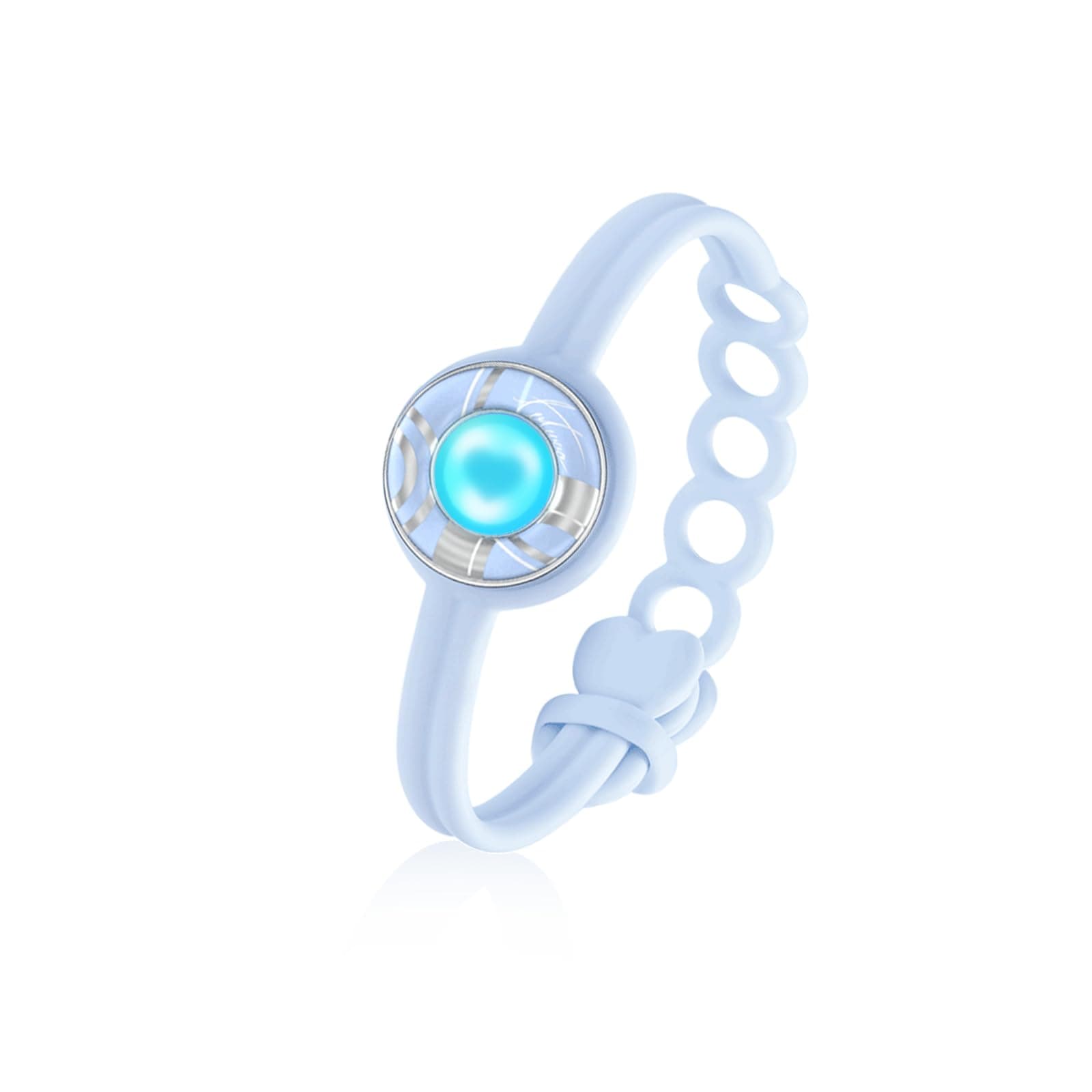 TOTWOO Single Touch Bracelets for Couples, Light up & Vibration for Love Couples | Long Distance Relationship Gifts for Girlfriend, Mother-Daughter, Sisters Bluetooth APP Set Up Pairing Jewelry