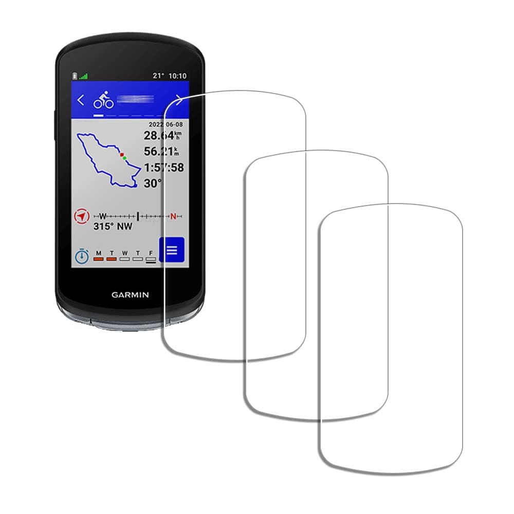 Glass Screen Protector for Garmin Edge 1040/1040 Solar [3 Pack] Tempered Glass Easy Installation