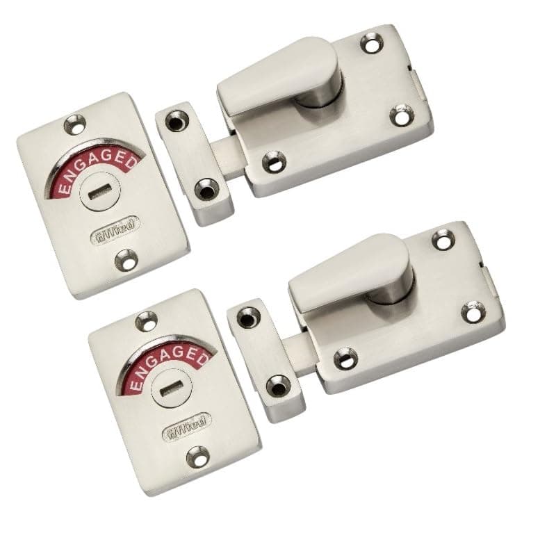Allied White Indicator Bolt - 1010 I Size 4 Inch (Pack of 2)