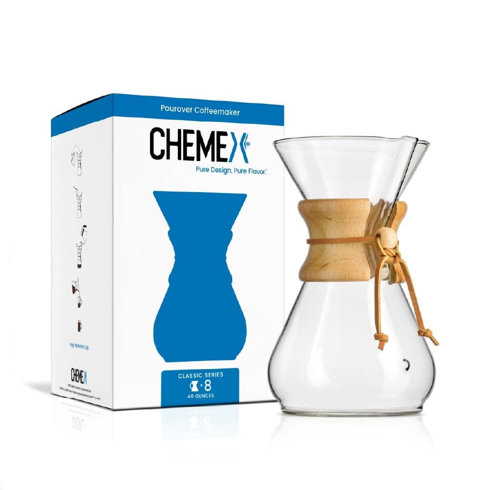 Chemex 8-Cup Classic Series Glass Coffeemaker