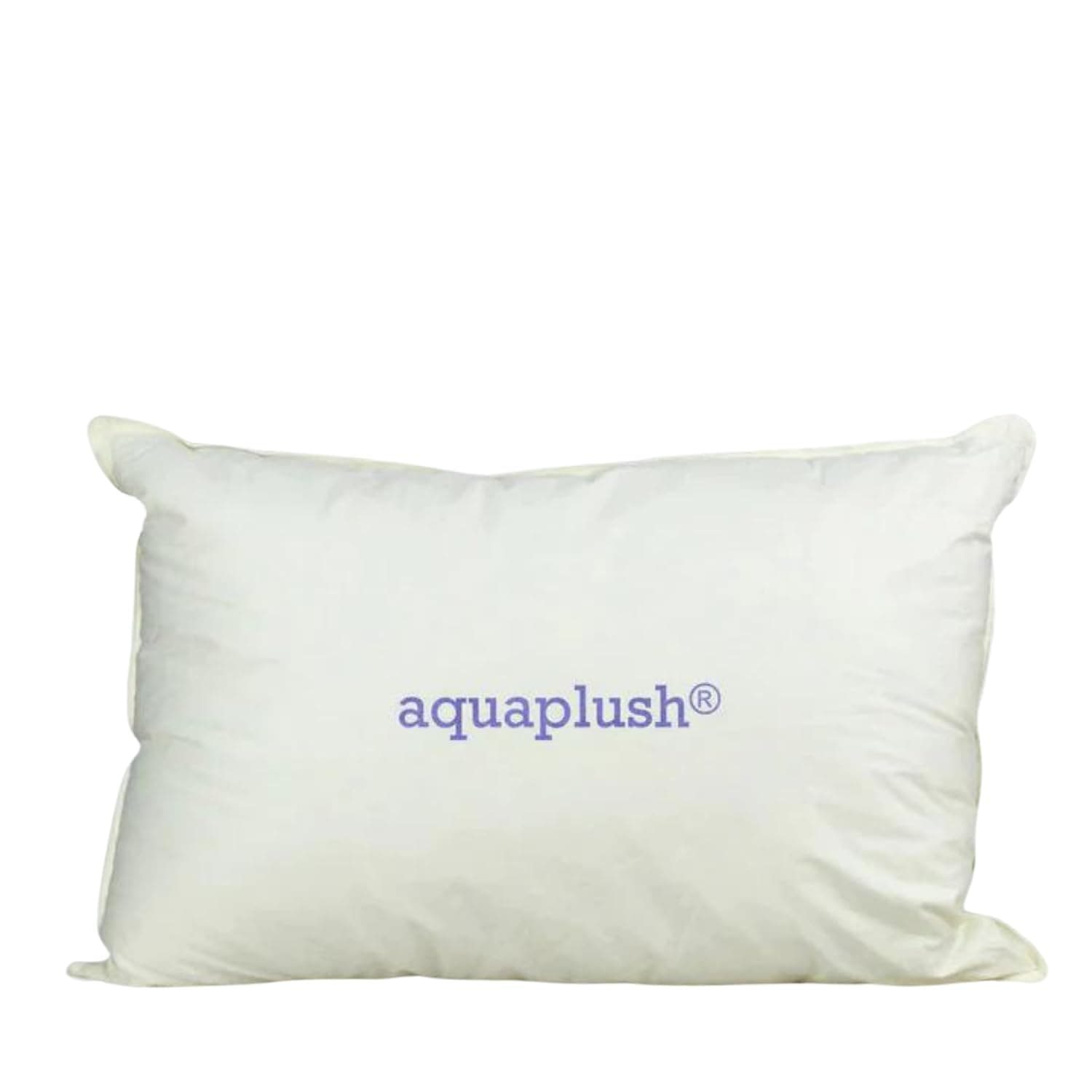 Down Etc Luxury Hotel Aquaplush Hypoallergenic Polyester Down Alternative Pillow with Ultra-Soft Cotton Cover, Queen Size, White