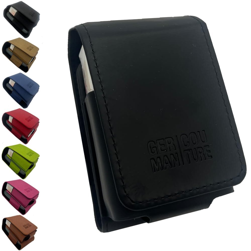 GC German Couture Carry Case Compatible with Ploom X Advanced Tobacco Heater and Evo Sticks Accessories Protective Case, Black