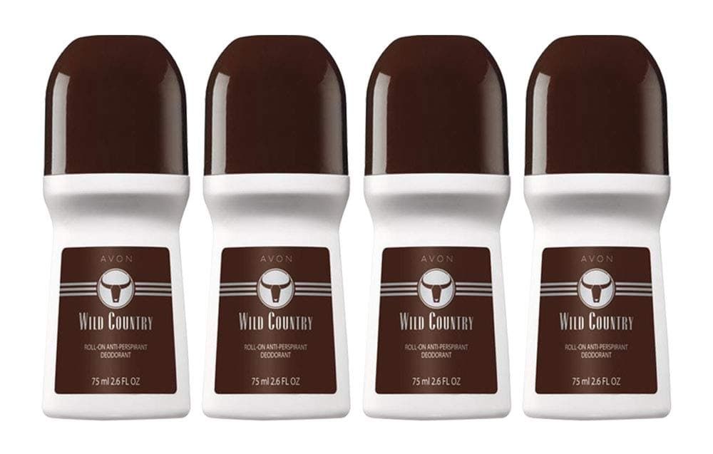 Avon Wild Country Roll On Deodorant 4pcs