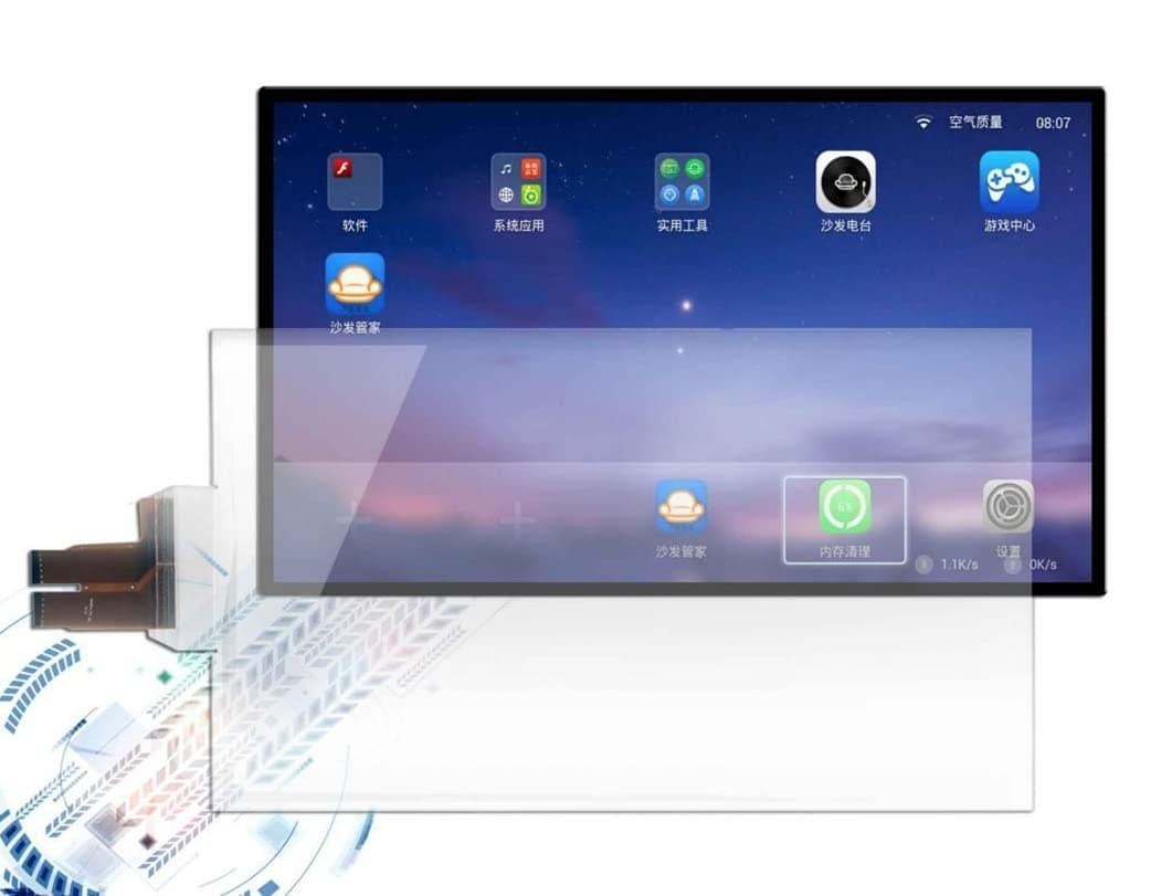 40Inch Multi Points Capacitive Touch foil Film for Interactive Touchscreen Whiteboard Through Capacitive Touchscreen