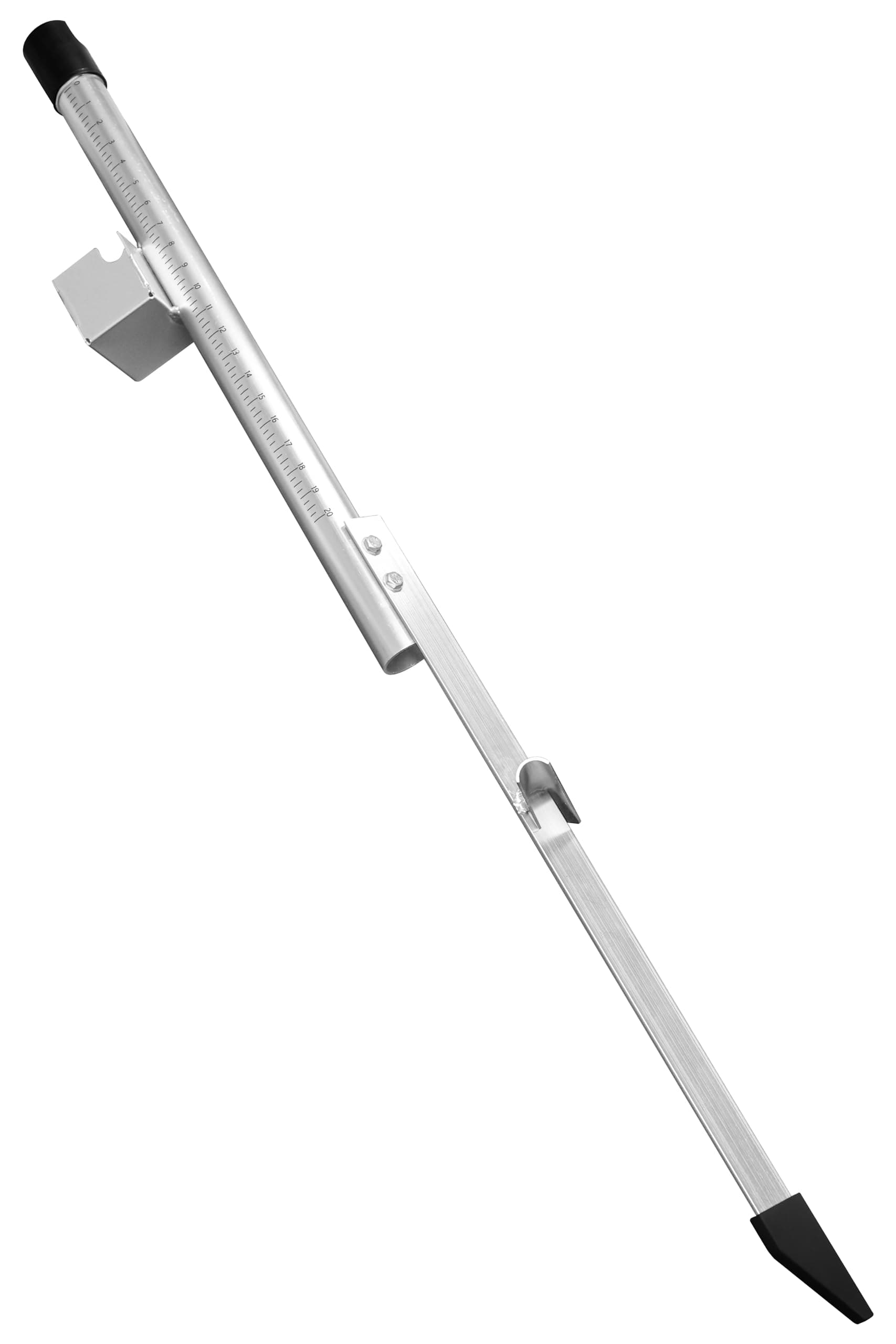 Sand Spike with Bait Box Anodized Aluminum + Sand Flea Rake Holder (All in one Solution)