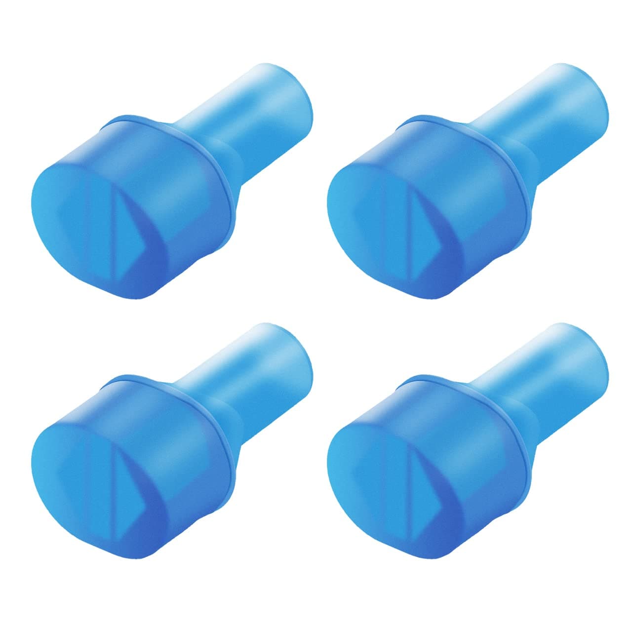 Big Bite Valve Replacement Mouthpiece Water Hydration Bladder Valve Blue 4 Pack