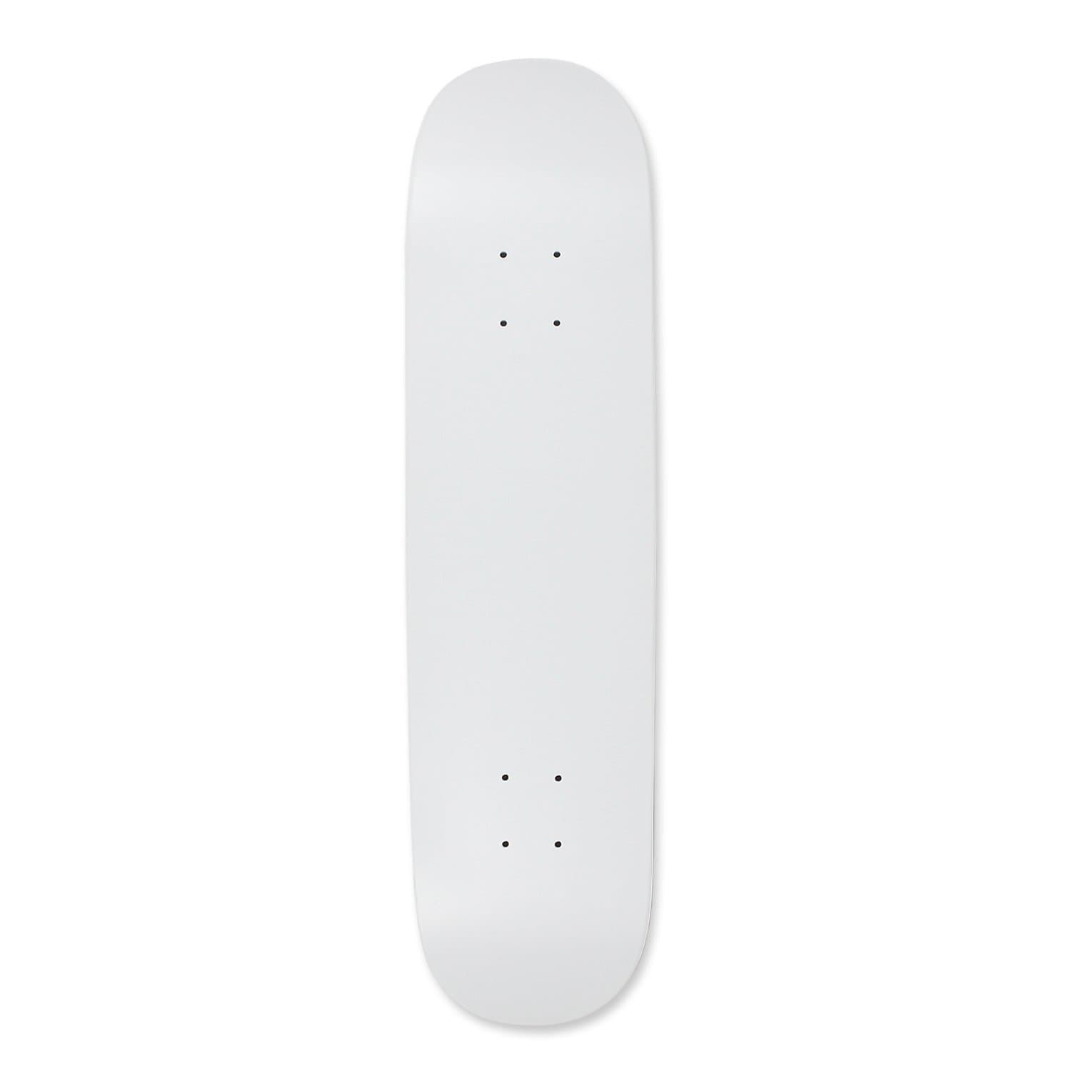 Moose D067 Blank Skateboard Deck, Dipped White, 7.75"